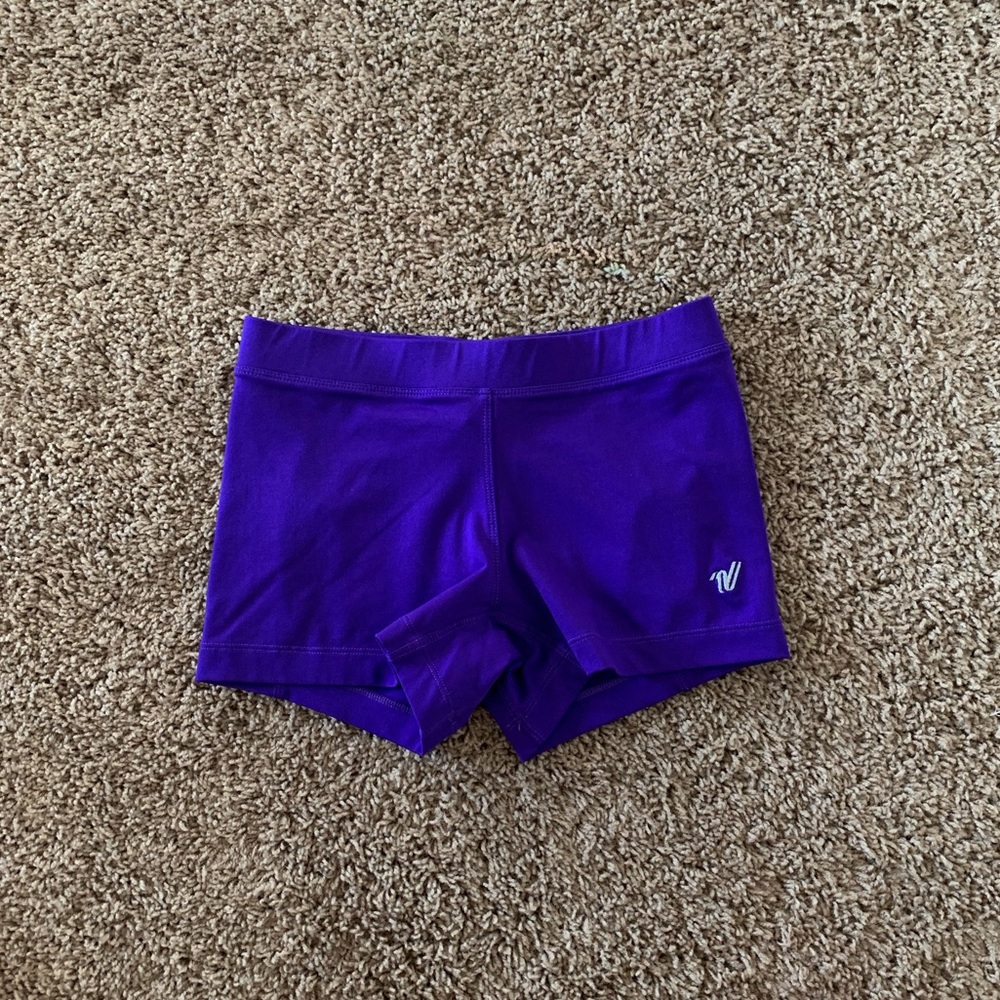 Varsity spandex shorts